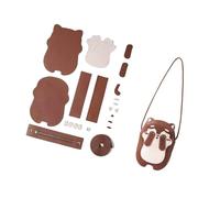 hogtnd Interactive Homemade PU Shoulder Bag for Boys and Girls with Beautiful Dog Pattern and Simple Sewing Technology, Creative Sewing Bags Accessories