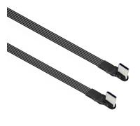 hogtnd Modest Type C Data Cable 65W Fast, left right bend 10CM, AA 10CM | General Type C Charges Cord Silicone Suitable for Tablets Smartphones Mobile Devices Easy to Carry