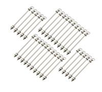 hogtnd Pack of 30 Metal Rod Pendants with Eyelet Pins, Beads Metal Rod Pendants, Versatile Bead Accessories for Jewellery Designers, Bead Accessories, one size, As described