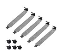 hogtnd Pack of 5 12 cm Metal Dust Cover for the Rear PCI Slots of the Computer Case to Prevent Dust Penetration and Protect Internal Hardware PCI Slot Cover