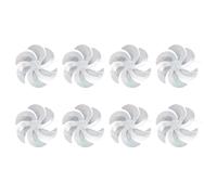 hogtnd Pack of 8 anti-bird tools with long range, each covering 20-30 metres with dynamic colour changes for a long-lasting bird repellent effect
