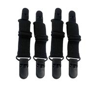 hogtnd Quick Install Flexible Clip Fasteners Band with Elastic Cord for Adjustable Footwear Security on All Size 4 Pack Child Adult Adjustable Shoe Clip