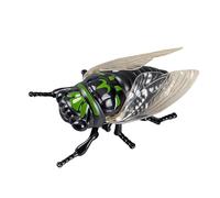 hogtnd Realistic Simulation Wind Up Cicada Toy for Hilarious Fun and Family Interaction Portable Wind Up Cicada Toy for Funny Entertainment on the Go Realistic Design Safe