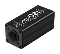 hogtnd Robust Metal Noise Isolator Reduces Electrical Noise in Professional Sound Setups XLR / 6, 35mm Ground Loop Insulator High Quality XLR Sound Filter