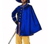 hogtnd Up for Men, Renaissances Cloak Halloween, Royal Blue 80CM