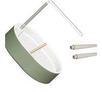 hogtnd USB Powered Bird Bath Pool with 2 Pieces 1.5 Inch Beech Wood Perches for Water Movement and Splash-proof Design Easy Installation of the Bird Bath