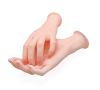 hogtnd Versatile Silicone Hand and Foot Model, Realistic Silicone Hand Model with Flexible Joints for Displaying Accessories and Props on the Booth, one size, As described