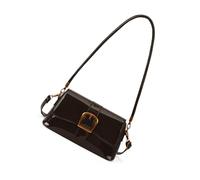 hogtnd Vintage PU Shoulder Bag, Lightweight Underarm Purse for Women, Daily Commuting, Essential PU Leather Women's Handbag, Adjustable Strap, City Commuting, coffee