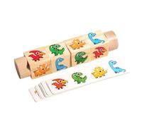 hogtnd Wooden Rotating Puzzle Educational Toy for Children Spatial Imagination Logical Skill Improve and Kids Cognition Growth Wooden Rotating Puzzle Toy