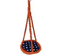 hogtnd Woven Soft Bed Hideout, Soft Rocking Toy for Small Animals, Mouse Bed, Hamster, Rabbit, Hideout, Cage, Hanging, Washable Felt Tent