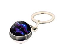Hogvinnatil Constellation Key Chains, Horoscope Key Chains, Fashion Constellation Backpack Accessory, Luminous in the Dark Pendant, Key Chain Decorations for School Bags, Sagittarius, Siehe