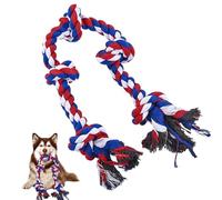Hogvinnatil Dog Rope, Dog Toy Rope, Indestructible Chew Toys, High Performance Moral Rope for Medium Dogs, Puppy Teething Tool for Teeth Brushing