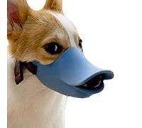 Hogvinnatil Duckbill Muzzle for Dogs, Duckbill Muzzle for Dogs, Adjustable Anti-Call Muzzle for Pets, Soft Silicone Muzzle, Duckbill Mouth Guard for Small