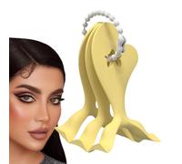 Hogvinnatil Eyeliner Stencils, Winged Eyeliner Stencil - 3-Piece Eye Makeup Guide Applicator Set - Eyelash Curler Aid Beauty Tool for Business Stage Performance Dates Home