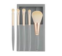 Hogvinnatil Make Up Brush Sets for Women, Travel Makeup Brush Set, Travel Size Make Up Brushes with Housing and Mirror, Complete Function, Portable Cosmetic Tool for Foundation Powder, Concealer