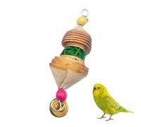 Hogvinnatil Salaket Holding Toy, Parrot Chew Toy - Salaket Bite Shredder Supplies Cage Hangable Foraging Shredder Toy A Bell for Love Birds Finches