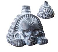 Hogvinnatil Skull Head Toy, Skull Head Model, Horror Strange Sound Screaming Novelty Toy, 9cm Human Skeleton Head, Skull, Home Table Decoration for Christmas