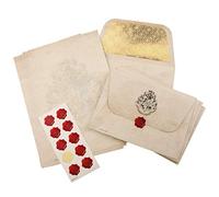 Hogwarts Acceptance Letter Writing Stationery Set - Officially Licensed Harry Potter Merchandise & Desk Accessories, 10 Envelopes, 20 Sheets of Paper, & 10 Wax Seal Stickers in Kit - Paladone