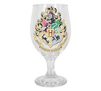 Hogwarts Crest Colour Change Drinking Glass - Officially Licensed Harry Potter Goblet for Wine Cocktails and Cold Beverages, Novelty Harry Potter Themed Party Decoration Gift 330ml ,11oz | Paladone