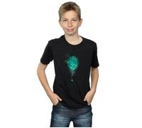 Hogwarts Crest Mist T-Shirt Harry Potter Black 9 Years
