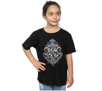 Hogwarts Draco Dormiens Crest Cotton T-Shirt Harry Potter Black 5-6 Years