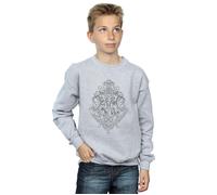 Hogwarts Draco Dormiens Crest Sweatshirt Harry Potter Grey 7-8 Years