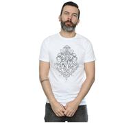 Hogwarts Draco Dormiens Crest T-Shirt Harry Potter White S