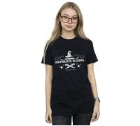 Hogwarts First Year Cotton Boyfriend T-Shirt Harry Potter Black XL