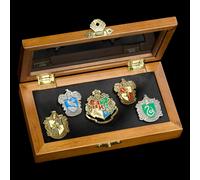 Hogwarts House Pins by The Noble Collection - Set of 5 Metal, Hand-Enamelled Hou