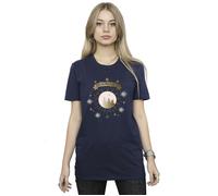 Hogwarts Yule Ball Cotton Boyfriend T-Shirt Harry Potter Navy XXL