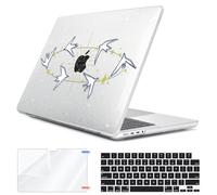 HOHAIYOO Compatible with MacBook Air 13/13.6-inch Case 2026-2022 Release M5 M4 M3 M2 Model A3449 A3240 A3113 A2681, Hard Protective Shell & Keyboard Cover & Screen Protector & Webcam Cover, Bird