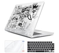 HOHAIYOO for MacBook Pro 14 inch Case 2024 2023 2022 2021 M4 M3 M2 M1 A3112 A3185 A3401 A2918 A2992 A2779 A2442 Retina Display &Touch ID, Hard Shell Cases with Keyboard Cover&Screen Film, Elephant