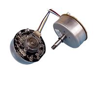 HOHAO Ball Bearing DC24V 2300 Rpm Outer Rotor Brushless Motor Can Rotate Forward And Reverse Support PWM Speed Regulation