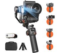 Hohem iSteady MT2 Kit Camera Gimbal Stabilizer, NO APP AI Tracker, with Fill Light, Native Vertical Shooting, All in One 3-Axis Gimbal for Mirrorless, Smartphone, Compact, Action Camera