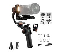hohem iSteady MT3 PRO, 3-Axis Gimbal Stabilizer for Cameras Canon/Sony/Panasonic/Nikon/Fujifilm/GoPro/Smartphone, 2.5kg (5.51lbs) Payload, Camera Gimbal with AI Tracking, Detachable Remote