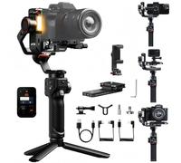 Hohem iSteady MT3 Pro Camera Gimbal Stabilizer, AI Tracking, 2.5kg Payload | 3-Axis Stabilizer for Mirrorless/Action Camera/Smartphone, AI Tracking with Detachable Live Feed Remote for Sony/Canon/Nikon