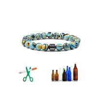 Hoheng Anti Alcohol Bracelet Alcohol Craving Bracelet Stop Drinking Bracelets Weighted Bracelets for Women Trendy Jewelry Gifts, Alloy, no gemstone