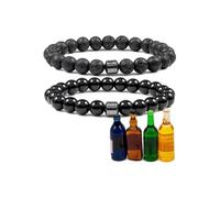 Hoheng Anti Alcohol Bracelet Alcohol Craving Bracelet Stop Drinking Bracelets Weighted Bracelets for Women Trendy Jewelry Gifts, Alloy, no gemstone