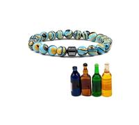 Hoheng Anti Alcohol Bracelet Alcohol Craving Bracelet Stop Drinking Bracelets Weighted Bracelets for Women Trendy Jewelry Gifts, Alloy, no gemstone