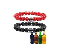 Hoheng Anti Alcohol Bracelet Alcohol Craving Bracelet Stop Drinking Bracelets Weighted Bracelets for Women Trendy Jewelry Gifts, Alloy, no gemstone