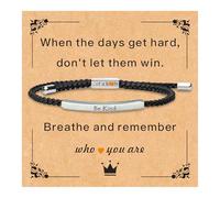 Hoheng Don't Let The Hard Days Win Bracelet Be Kind of a B Bracelet for Women, Adjustable, Alloy, no gemstone