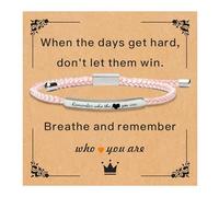 Hoheng Don't Let The Hard Days Win Bracelet Be Kind of a B Bracelet for Women, Adjustable, Alloy, no gemstone