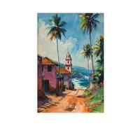HOHHMY Poster for Galle, Sri Lanka Canvas Poster for Living Room Decor Gift | Unframe-style, Multiple sizes, Multiple frame styles, Wall Art, Decor Print, Living Room Decor