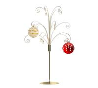 HOHIYA Ornament Tree Display Stand Holder Hanger 20 Inch Wire Hook Hanging Metal for Christmas Swarovski Crystal Glass Decorations Gift Gold