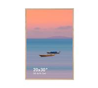 HOHIYO 76.2 cm x 50.8 cm Oak Wooden Poster Frames Large Wooden Picture Frames 30 x 20 Inch 20 x 30 Inch Oak Picture Frame with Safe Acrylic Glass Front & Wall Mount for Home/Wall Decor