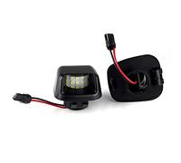 HOHMI 2X Fit For Suzuki Equator For Nissan Armada Navara Frontier D40 Titan Xterra Car-styling Led License Number Plate Light 12V 6000k