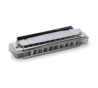 Hohner Blues Bender Harmonica, Key of G, Stainless steel (M586BX-G)