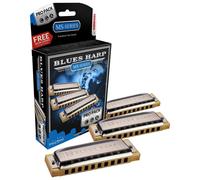 Hohner Blues Harp MS, C/G/A, Pro Pack