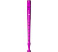 Hohner C-Soprano Recorder Plastic German 1 Part Hot Pink