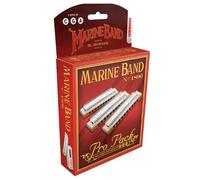HOHNER Marine Band Pro Pack, Key of G, A, and C (391896BX)